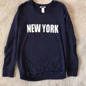 H&M Sweaters - “New York” Maternity Sweatshirt ~ A necessity!! H&M Sweaters - “New York” Maternity Sweatshirt ~ A necessity!!